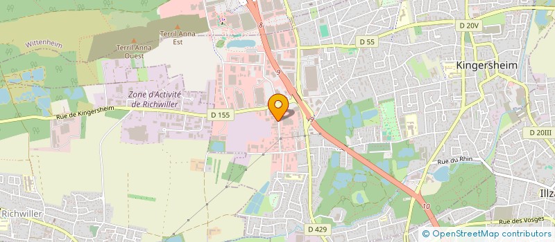 localisation de l'entreprise HOME EXPERT CONSEIL à KINGERSHEIM