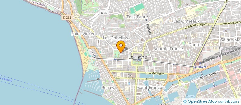 localisation de l'entreprise HOME EXPERTISE IMMOBILIER à LE HAVRE