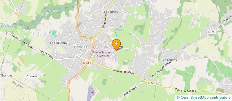 localisation de l'entreprise HOME EXTENSION  BRINDAS