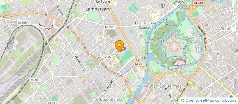 localisation de l'entreprise HOME EXTERIEUR à LAMBERSART