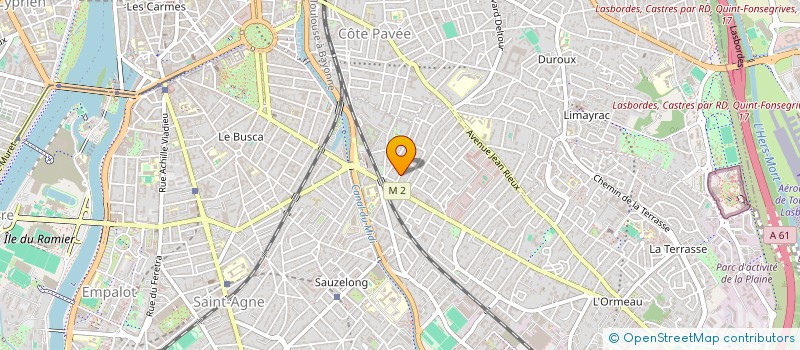localisation de l'entreprise HOME FAMILIA  TOULOUSE
