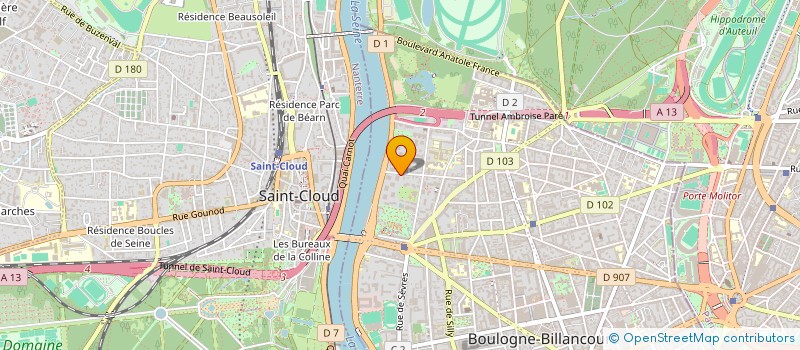 localisation de l'entreprise HOME & FAMILY à BOULOGNE-BILLANCOURT