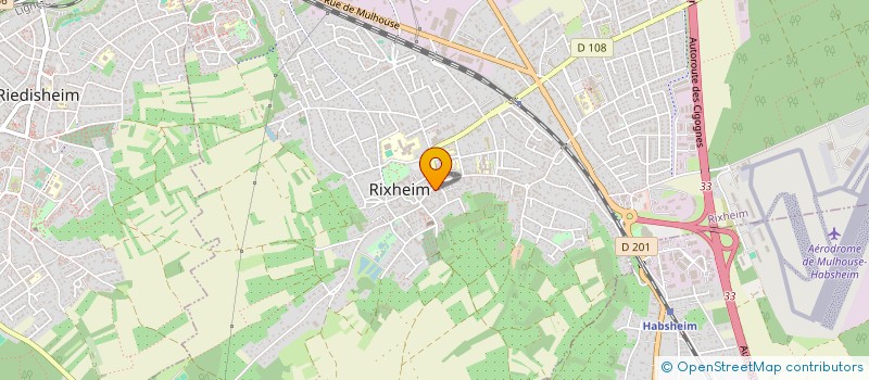 localisation de l'entreprise HOME FAMILY SERVICES 68  RIXHEIM