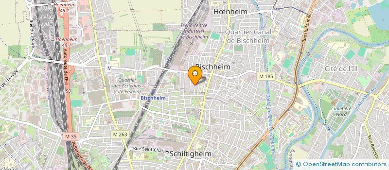 localisation de l'entreprise HOME - FINANCES à BISCHHEIM