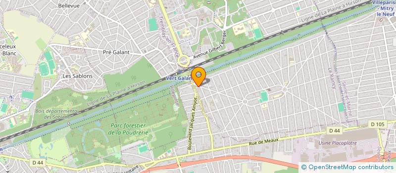 localisation de l'entreprise HOME FINDER INVEST à TREMBLAY-EN-FRANCE