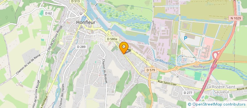 localisation de l'entreprise HOME FLEUR à HONFLEUR