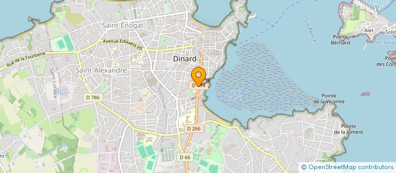 localisation de l'entreprise HOME FOOD à DINARD