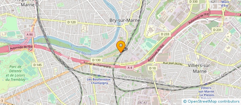 localisation de l'entreprise HOME GAZ à BRY-SUR-MARNE
