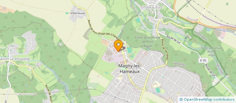 localisation de l'entreprise HOME GESTION  MAGNY-LES-HAMEAUX
