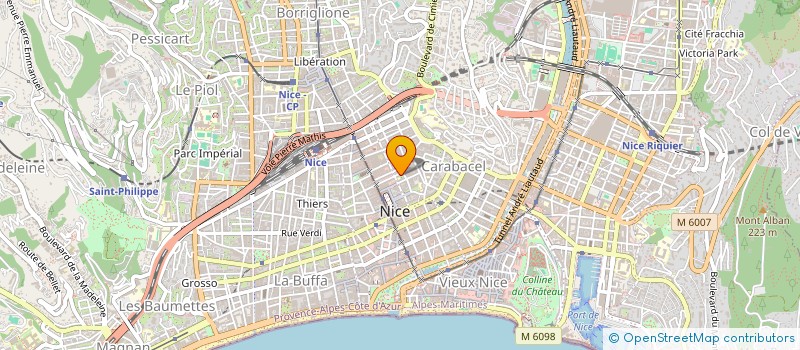 localisation de l'entreprise HOME GESTION SERVICE  NICE