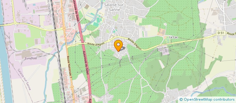 localisation de l'entreprise HOME GP à SALAISE-SUR-SANNE