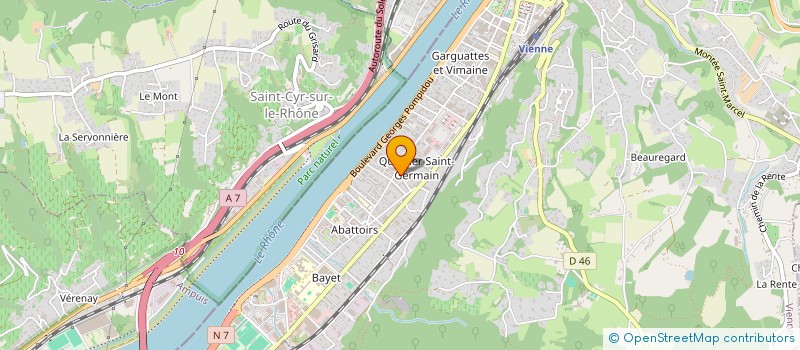 localisation de l'entreprise HOME GROUP CONSEILS  CHONAS-L'AMBALLAN