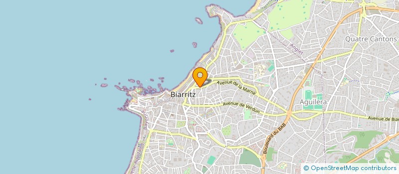 localisation de l'entreprise HOME GROUPE  BIARRITZ