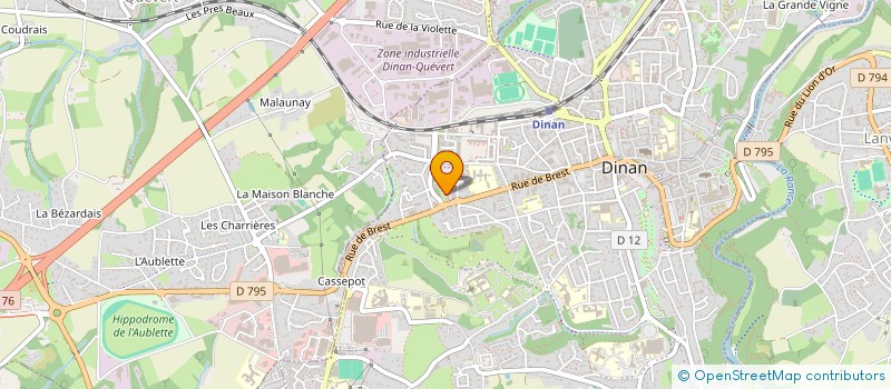 localisation de l'entreprise HOME GUERIN  DINAN