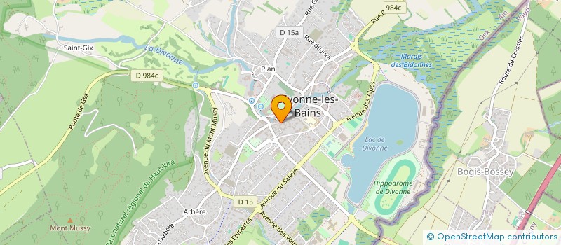 localisation de l'entreprise HOME HEALTH TRAINING à DIVONNE-LES-BAINS