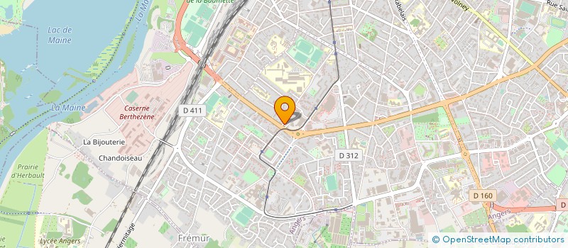 localisation de l'entreprise HOME HIGH-TECH à ANGERS