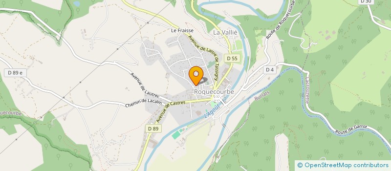 localisation de l'entreprise HOME IMMO  ROQUECOURBE