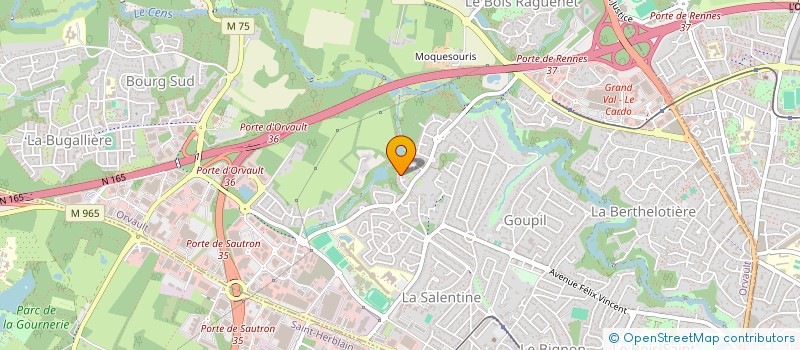 localisation de l'entreprise HOME IMMOBILIER à ORVAULT