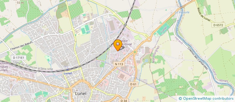 localisation de l'entreprise HOME IMPORT  LUNEL