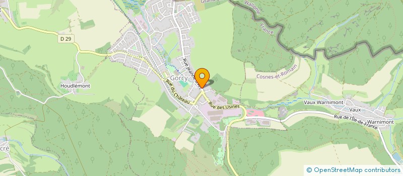 localisation de l'entreprise HOME IN WOOD  GORCY