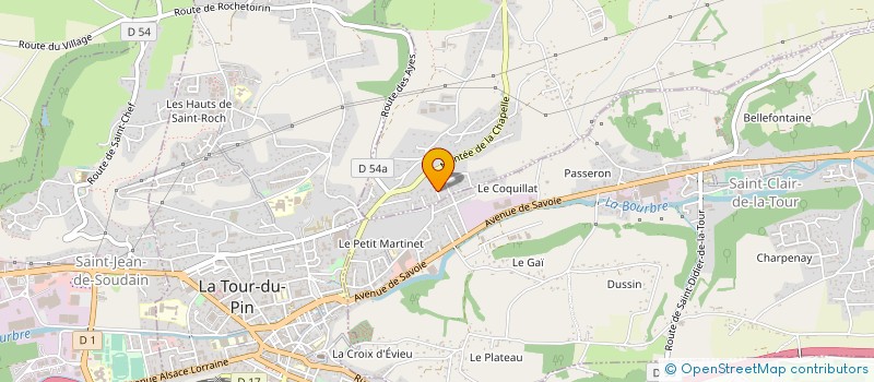 localisation de l'entreprise HOME INCI  SAINT-ALBAN-DE-ROCHE