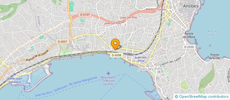 localisation de l'entreprise HOME INNOVATION à ANTIBES