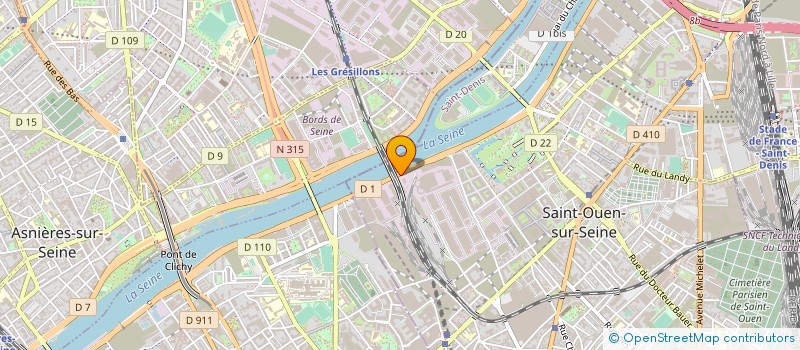 localisation de l'entreprise HOME INSTALL à SAINT-OUEN-SUR-SEINE