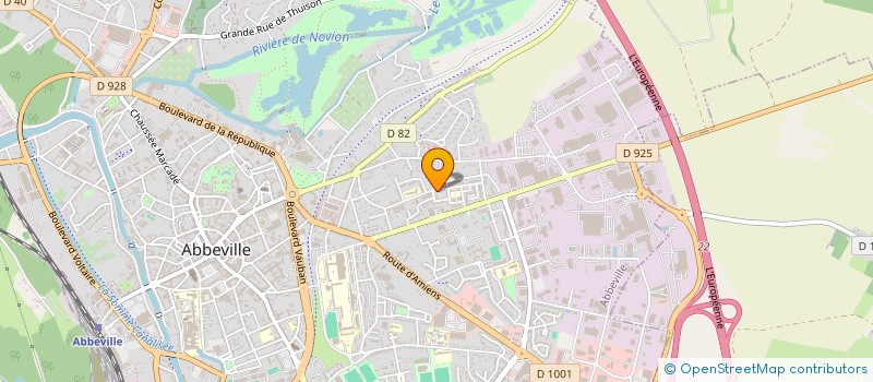 localisation de l'entreprise HOME INTERIORS  ABBEVILLE