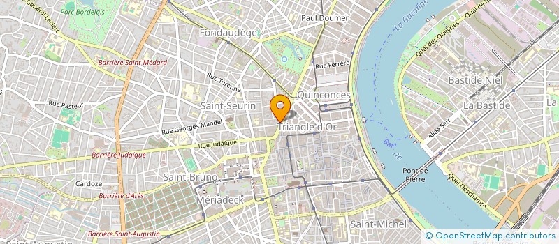 localisation de l'entreprise HOME INVEST à BORDEAUX