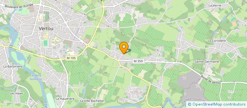 localisation de l'entreprise HOME INVEST  VERTOU