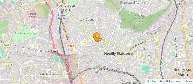 localisation de l'entreprise HOME IS MINE à ROSNY-SOUS-BOIS