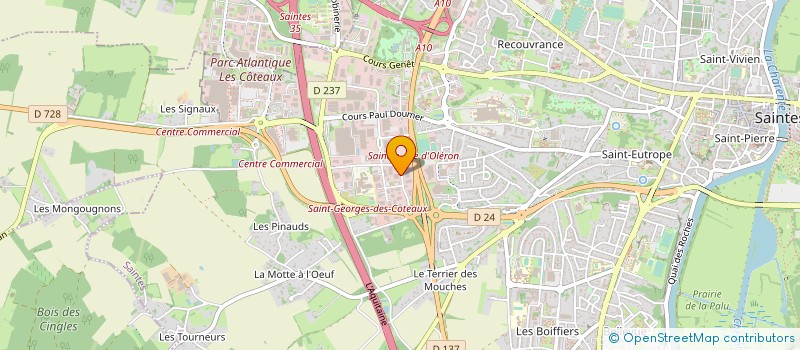 localisation de l'entreprise HOME ISOLATION à SAINTES