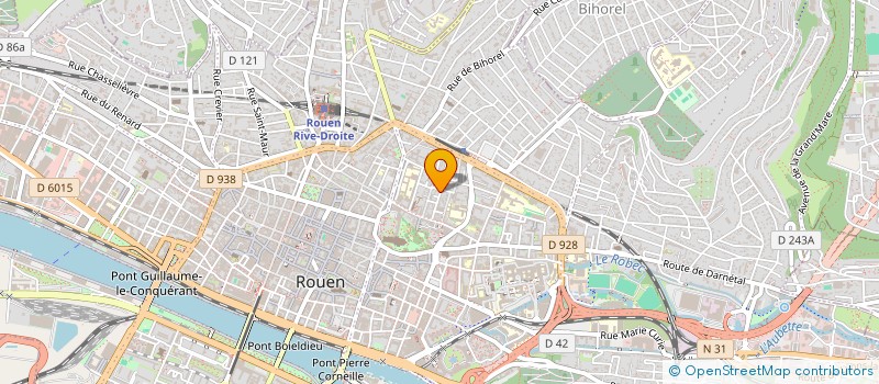 localisation de l'entreprise HOME-K à ROUEN