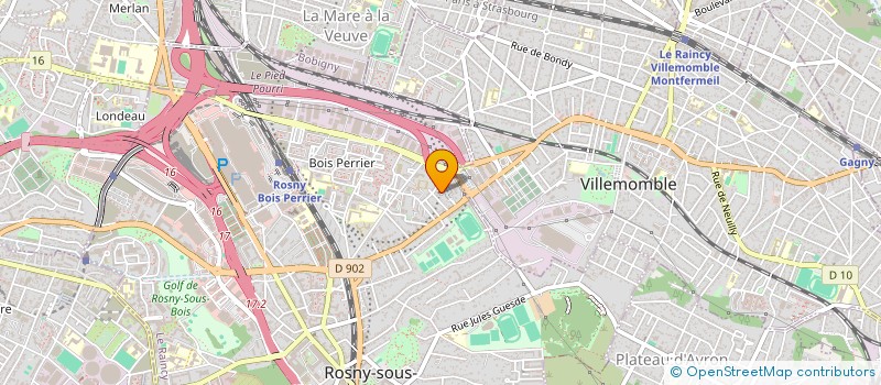 localisation de l'entreprise HOME-KEY à ROSNY-SOUS-BOIS