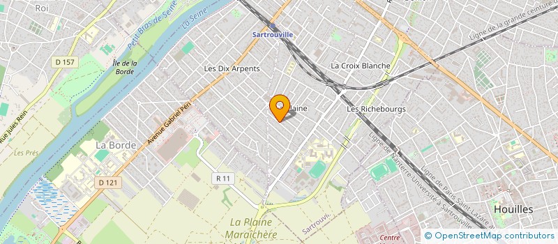 localisation de l'entreprise HOME-LET  SARTROUVILLE