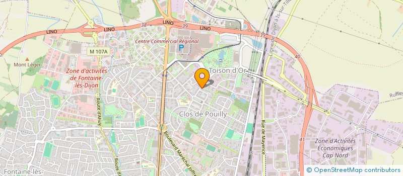 localisation de l'entreprise HOME LINE BY SK à DIJON