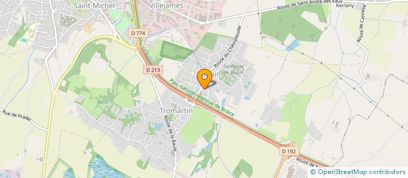 localisation de l'entreprise HOME LINK  GUERANDE