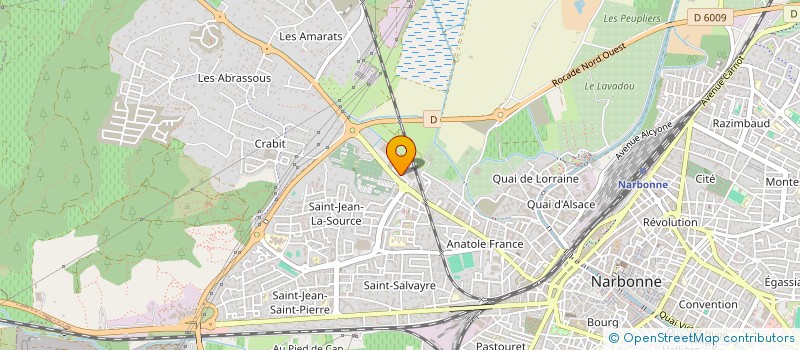 localisation de l'entreprise HOME LIVING à NARBONNE