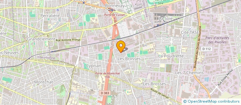 localisation de l'entreprise HOME LIVRE ET SERVICES à VILLEURBANNE