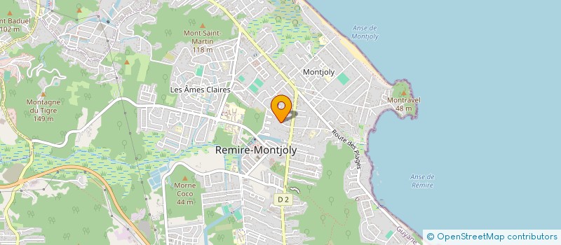 localisation de l'entreprise HOME MAHA  REMIRE-MONTJOLY