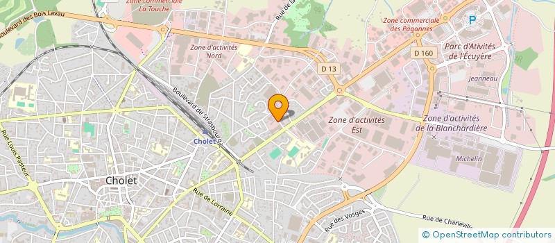 localisation de l'entreprise HOME MAITRISE à CHOLET