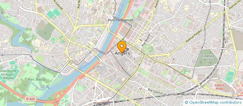 localisation de l'entreprise HOME MARKET à ANGERS