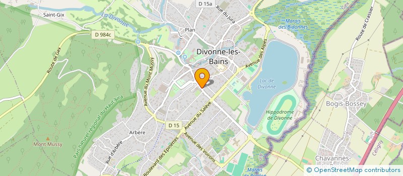 localisation de l'entreprise HOME'NEST à DIVONNE-LES-BAINS