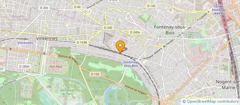 localisation de l'entreprise HOME.NET REALISATIONS à FONTENAY-SOUS-BOIS