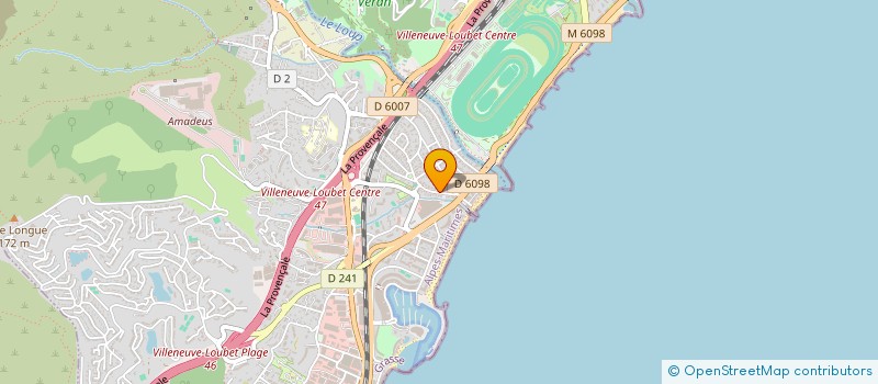 localisation de l'entreprise HOME NICE SERVICE à VILLENEUVE-LOUBET