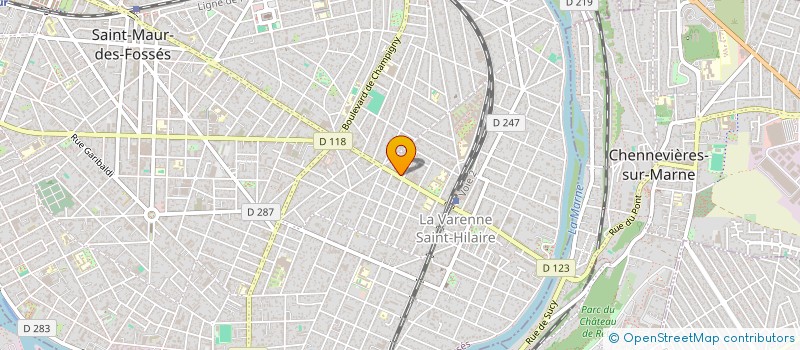 localisation de l'entreprise HOME OFFICE  SAINT-MAUR-DES-FOSSES