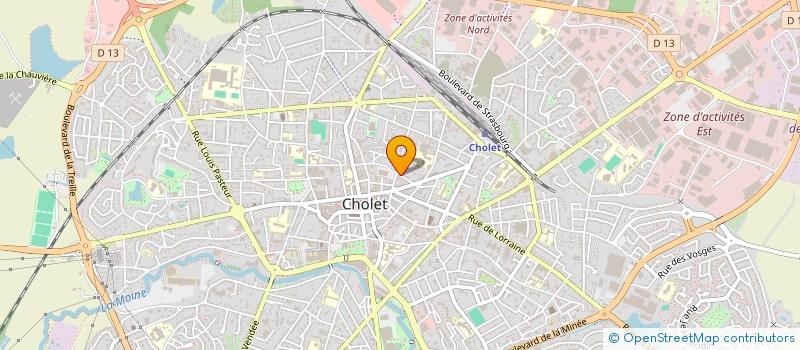 localisation de l'entreprise HOME ONE à CHOLET