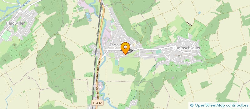 localisation de l'entreprise HOME ORGANIZ  TAGOLSHEIM