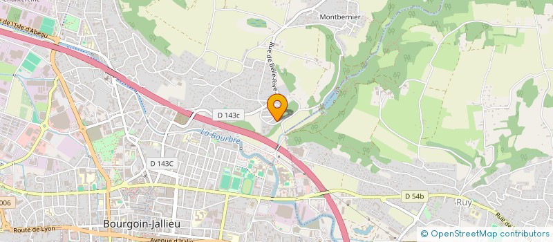 localisation de l'entreprise HOME PLANNER  BOURGOIN-JALLIEU