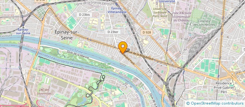 localisation de l'entreprise HOME PLUS  EPINAY-SUR-SEINE